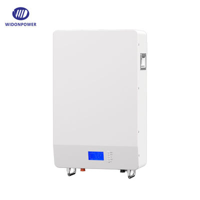 باتری ذخیره انرژی خانه نصب شده روی دیوار 6000 چرخه 5kwh باتری خورشیدی