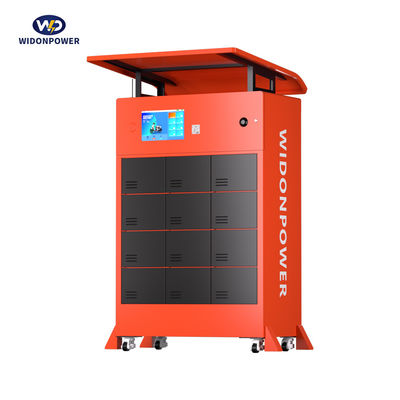 ایستگاه تعویض ذخیره انرژی های تجدید پذیر E-motro E-bike E-scooter باتری کابینت قابل تعویض