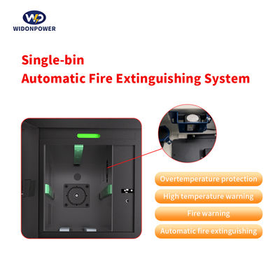 Convenient Battery Swapping Station Thickness 1.5mm Single Compartment Load Capacity 30KG Battery Size 126*171*330